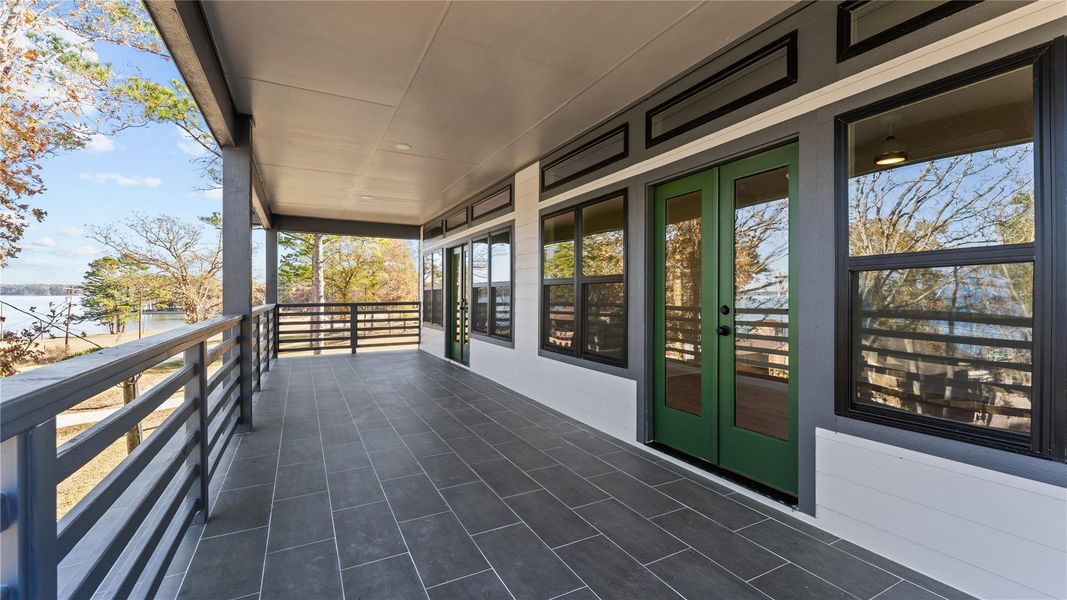 Exterior details and patio area of a home in , Livingston (Image 3).