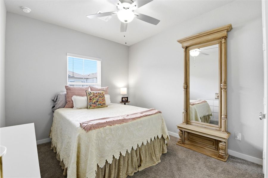 Furnished interior view inside a new home in Dunvale Village - Townhome Collection, Houston (Image 29).