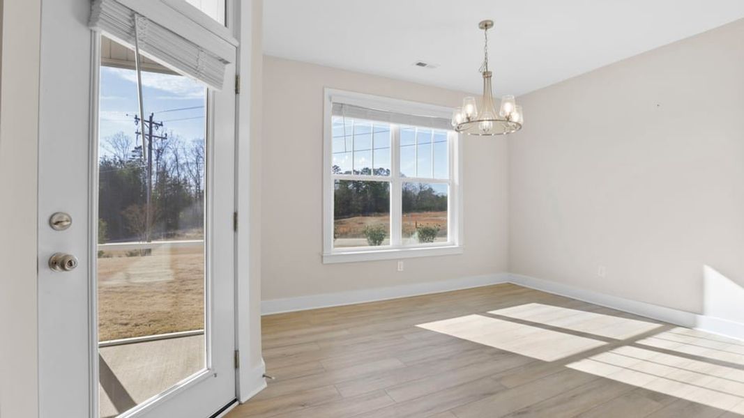 Representative unfurnished interior of a home built from the Atwood by D.R. Horton in Edgewood Estates, Greenville (Image 20).