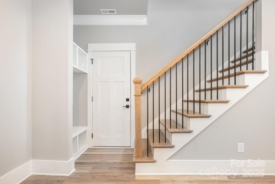 Drop zone by garage entry Drop zone by garage entry