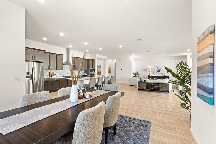 Kitchen-Greatroom - Staged