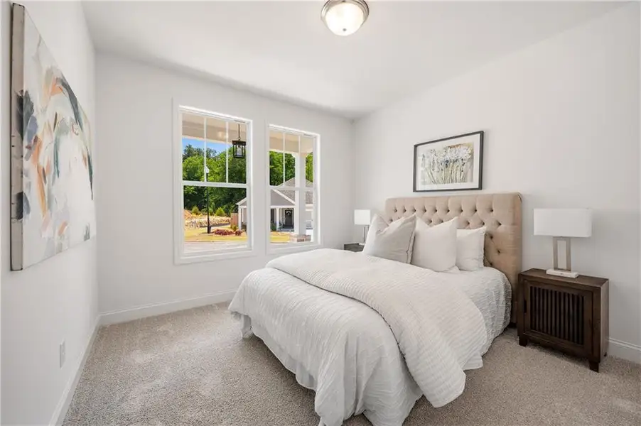 Furnished interior view inside a new home in , Hiram (Image 8).