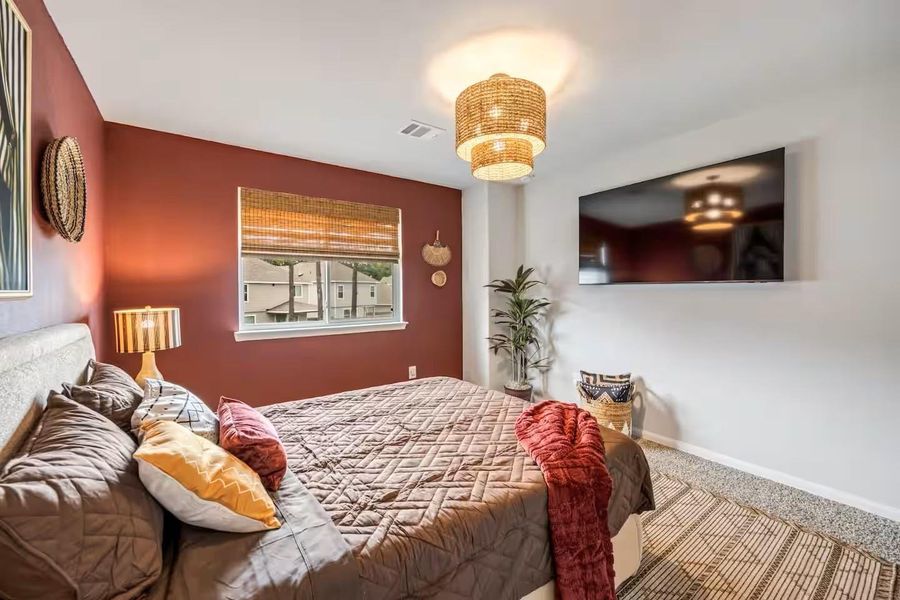 Furnished interior view inside a new home in Imperial Heights, Houston (Image 14). Furnished interior view inside a new home in Imperial Heights, Houston (Image 14).