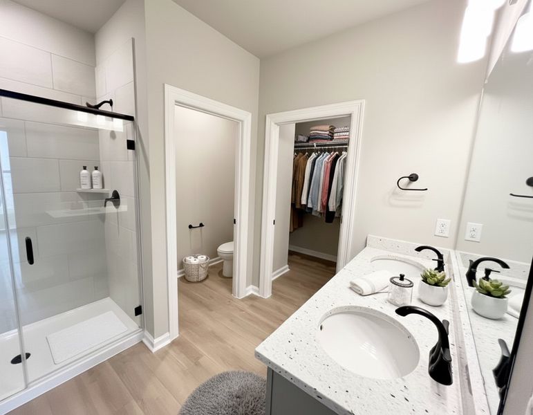 Furnished interior view inside a new home in Emberly, Beasley (Image 6).