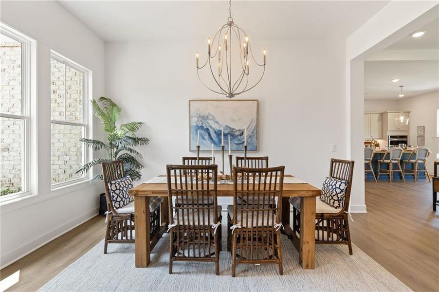 Furnished interior view inside a new home in Ashbury Commons, Powder Springs (Image 20).