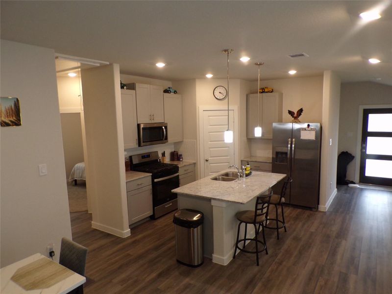 Furnished interior view inside a new home in Mavera, Conroe (Image 9).