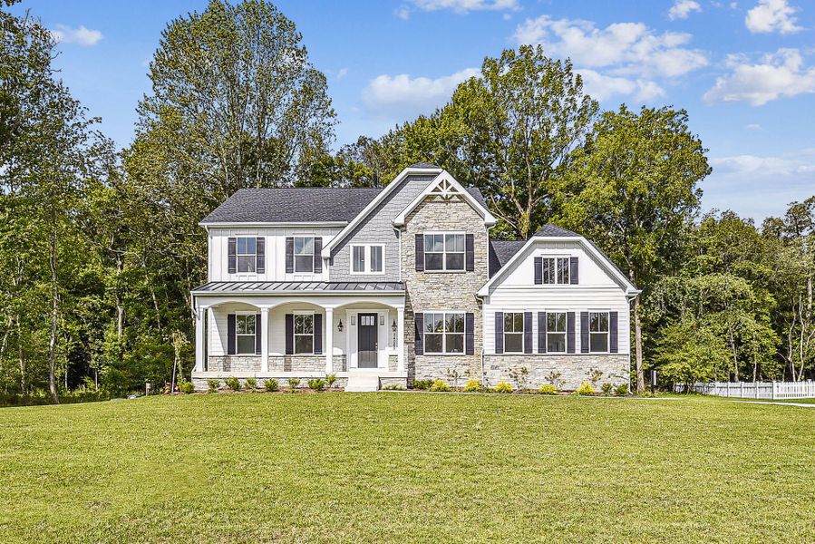 Representative exterior photo of a completed home built from the Lexington II by Caruso Homes in Rolling Meadows, Mooresville, NC (Image 32).