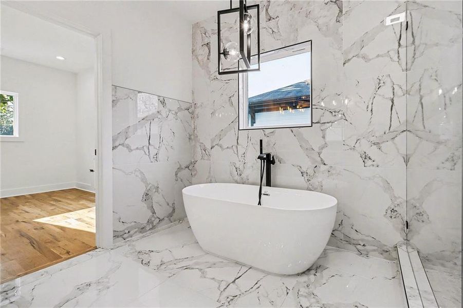 Furnished interior view inside a new home in , Atlanta (Image 20).