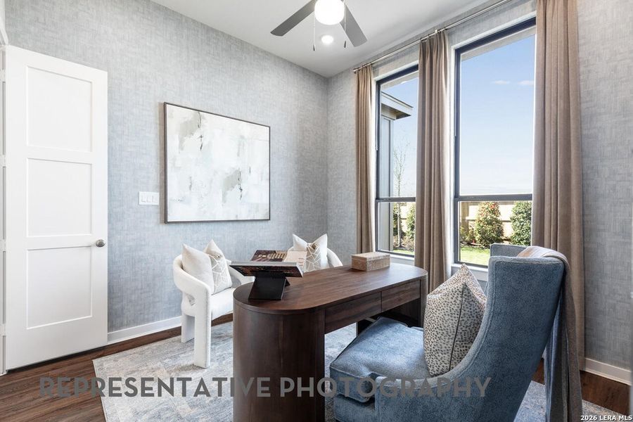 Furnished interior view inside a new home in Mayfair, New Braunfels (Image 17).