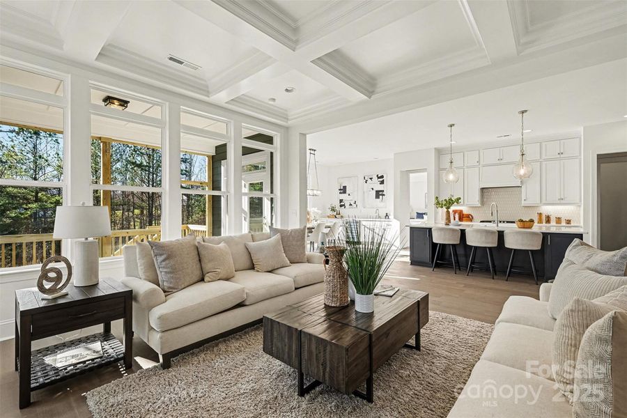 Furnished interior view inside a new home in Shepherds Trace, Clover (Image 29).