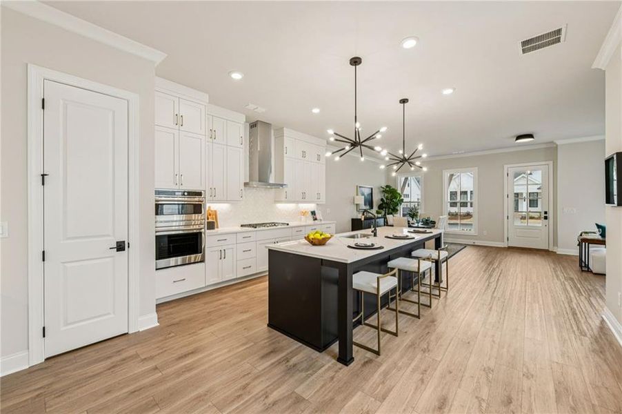 Furnished interior view inside a new home in Waterhaven, Cumming (Image 13).