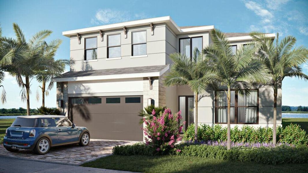 Huntington with Transitional Elevation