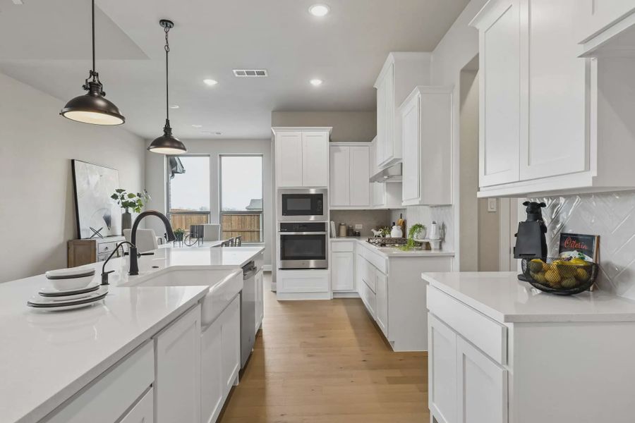 Furnished interior view inside a new home in Lakeview Heights, Azle (Image 8).
