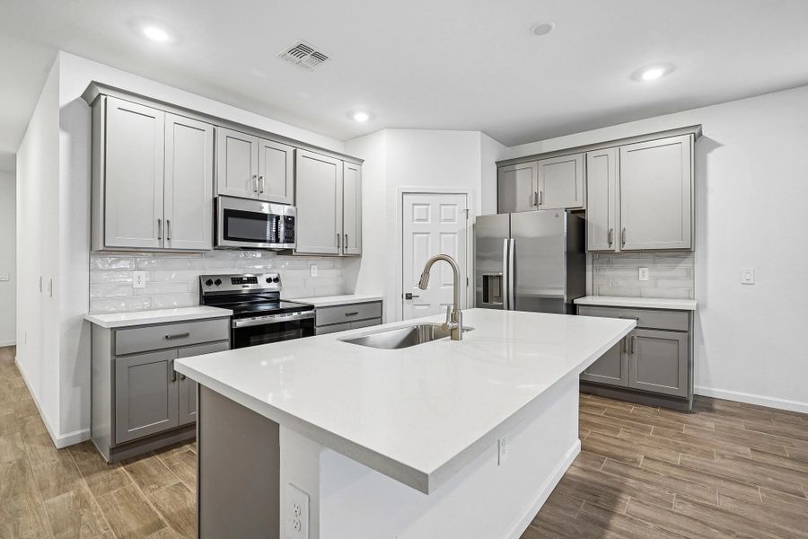 Kitchen featuring the Milan Collection
