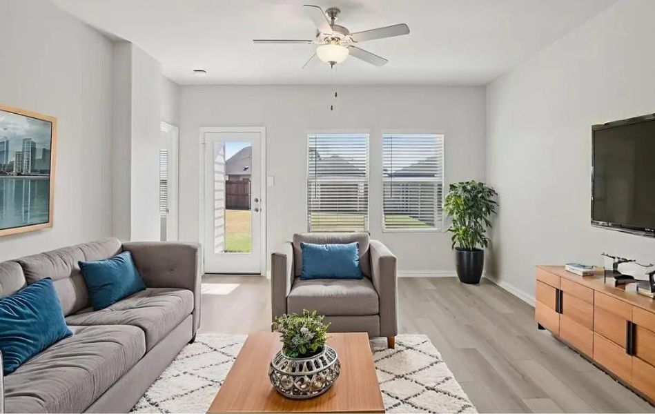 Photo is not of the actual home, but is an inspirational photo of builder’s model home and may depict options, furnishings, and/or decorator features that are not included