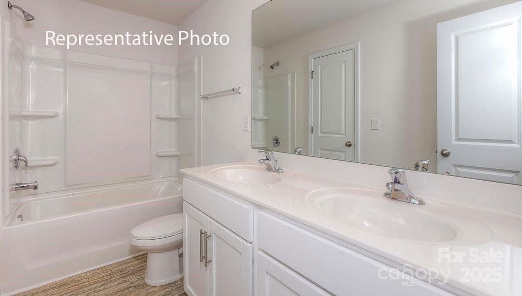 Furnished interior view inside a new home in Secrest Commons, Monroe (Image 7).