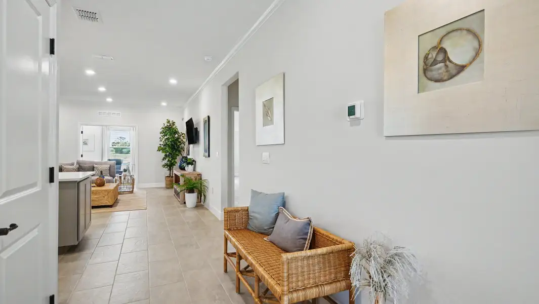 Representative furnished interior of a home built from the Drexel by Maronda Homes in Coastal Communities, Edgewater (Image 13).