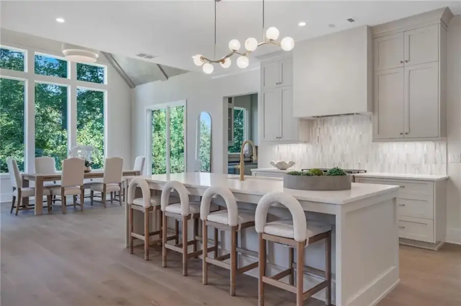Furnished interior view inside a new home in , Atlanta (Image 9).