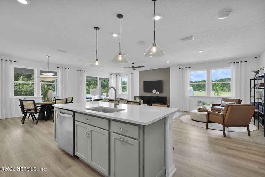 Furnished interior view inside a new home in Hyland Trail, Green Cove Springs (Image 8).