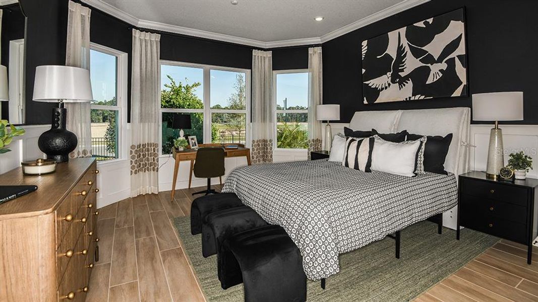 Furnished interior view inside a new home in Esplanade at Center Lake Ranch, St. Cloud (Image 14). Furnished interior view inside a new home in Esplanade at Center Lake Ranch, St. Cloud (Image 14).