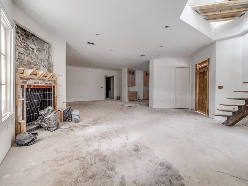 In-progress construction of a new home in , Dallas, TX (Image 24).