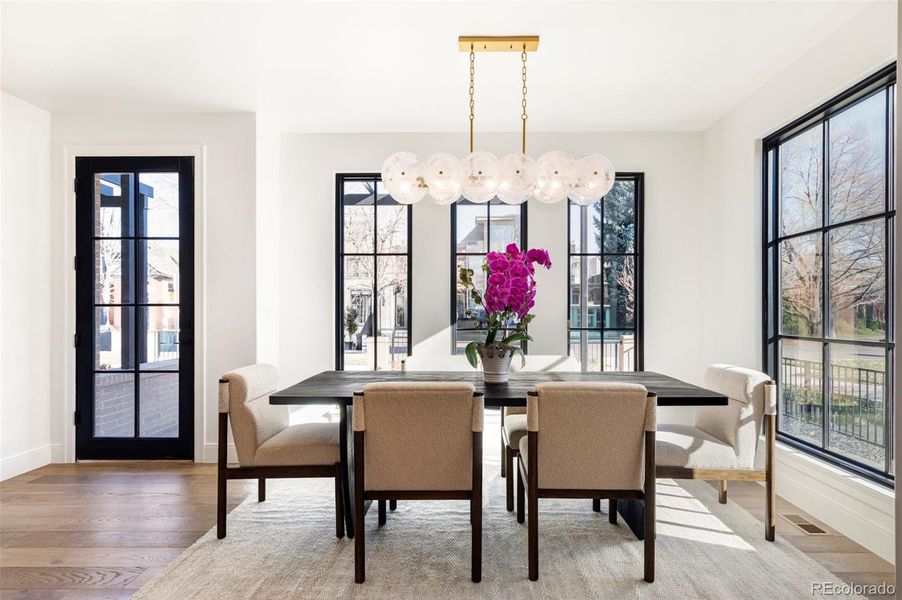 Furnished interior view inside a new home in , Denver (Image 18).