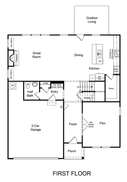2D floor plan layout of this home in Stratford Hills, Ball Ground, GA (Image 2). 2D floor plan layout of this home in Stratford Hills, Ball Ground, GA (Image 2).
