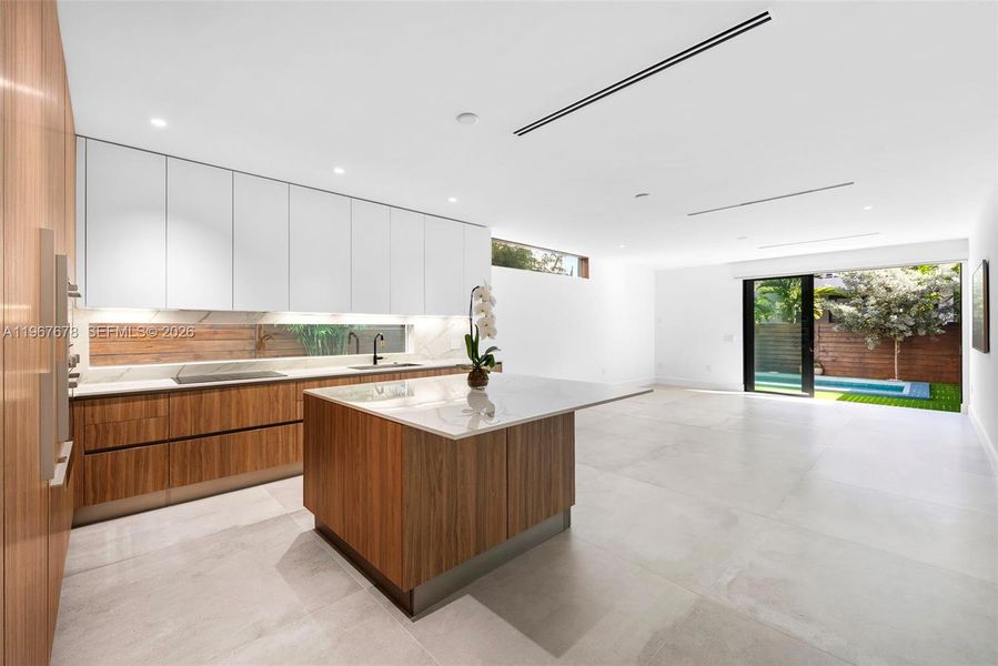 Furnished interior view inside a new home in , Miami (Image 12).