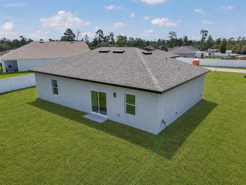 Exterior details and patio area of a home in , Ocala (Image 25).