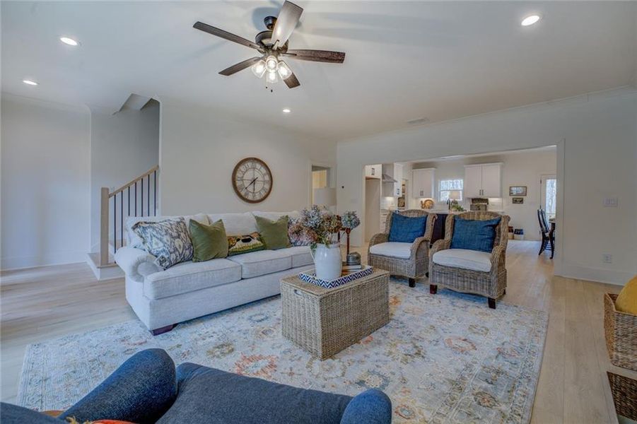 Furnished interior view inside a new home in , Social Circle (Image 7).