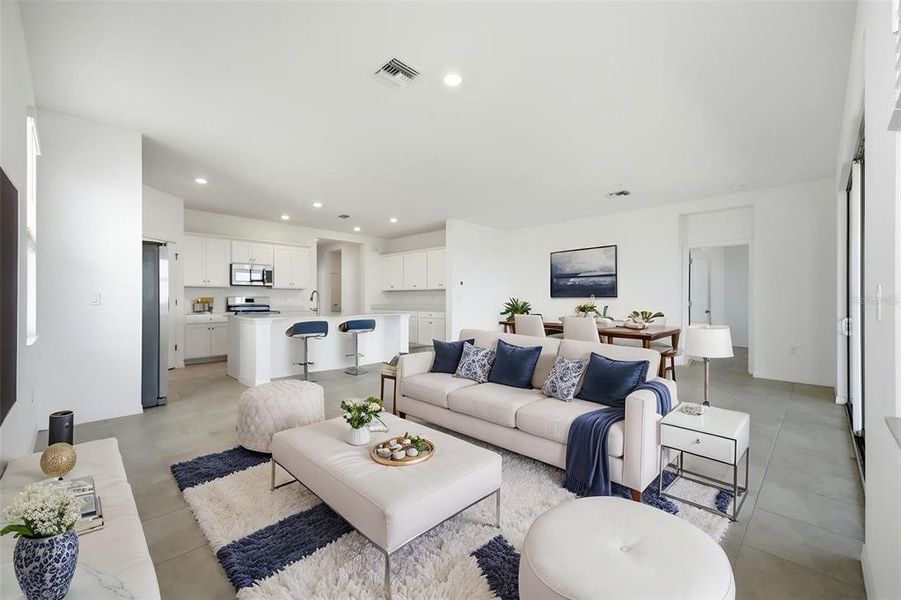 Furnished interior view inside a new home in Rye Ranch, Parrish (Image 5).