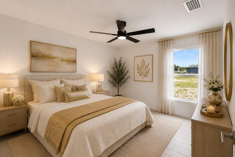 Furnished interior view inside a new home in , Cape Coral (Image 15).