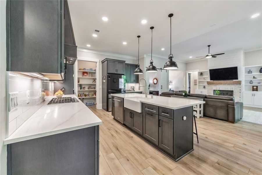 Furnished interior view inside a new home in , Woodstock (Image 43).