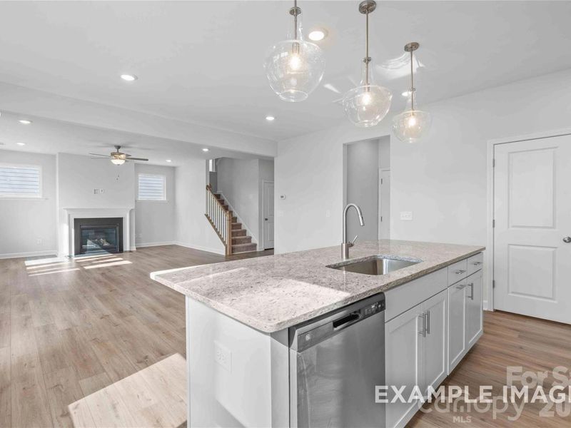 Furnished interior view inside a new home in Enclave at Belmont, Belmont (Image 4).