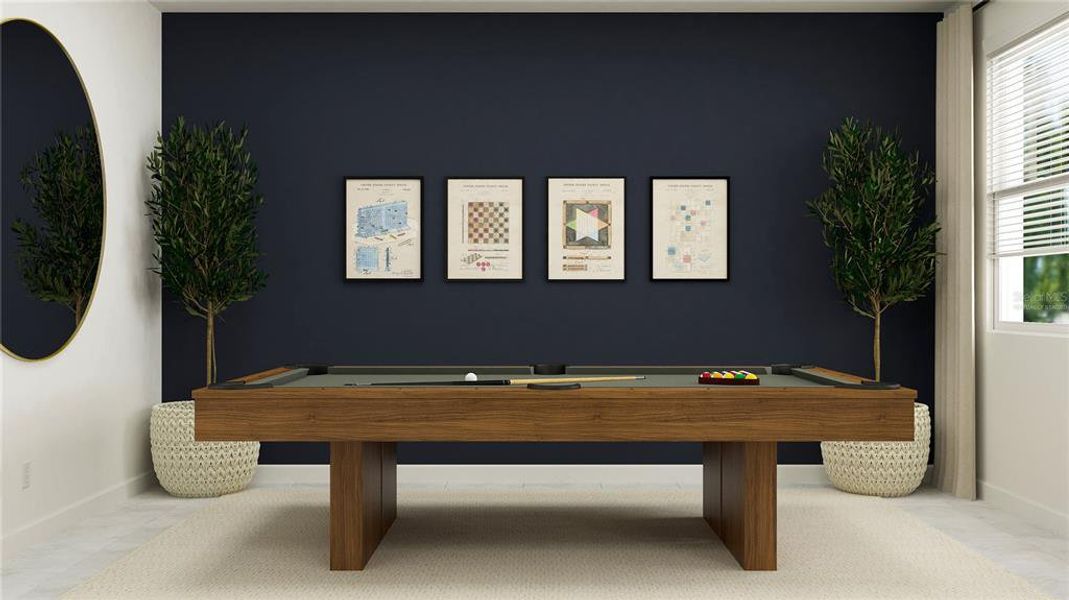 Furnished interior view inside a new home in Bridgewalk, St. Cloud (Image 9).