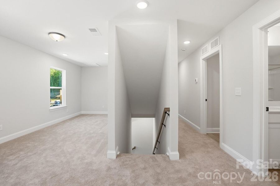 Loft and hallway