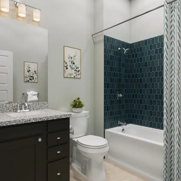 Furnished interior view inside a new home in Arbor Collection At Park Central, Georgetown (Image 6).