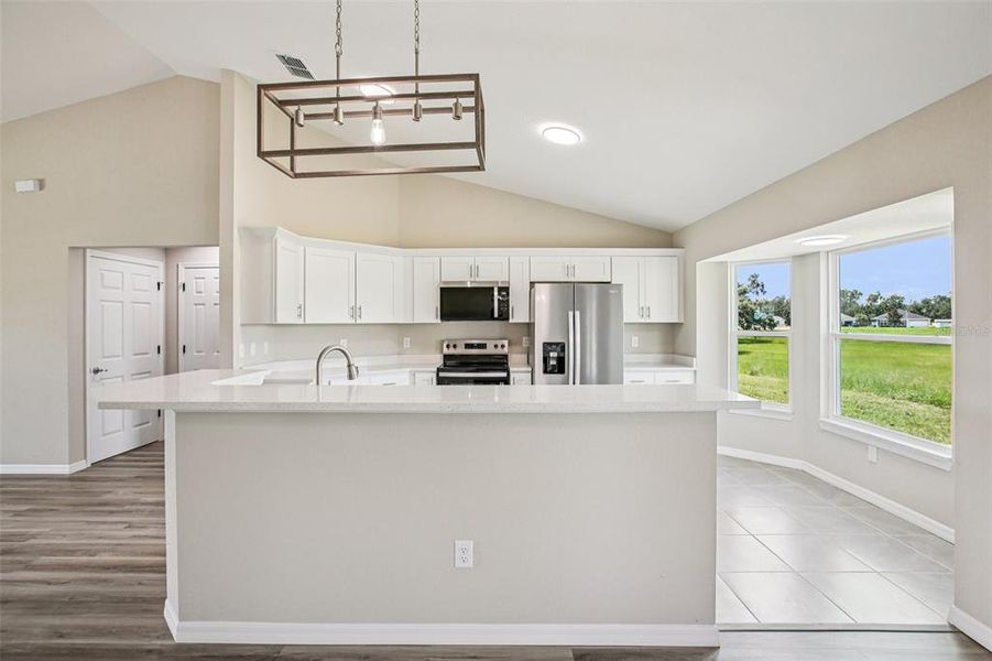 Furnished interior view inside a new home in , Bushnell (Image 10).