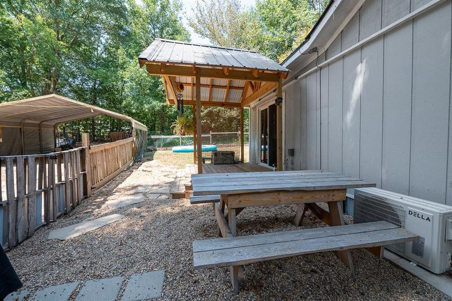 Exterior details and patio area of a home in , Winnsboro (Image 12).