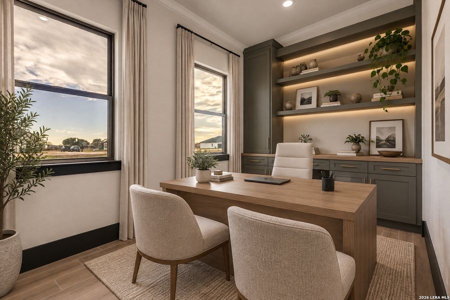 Furnished interior view inside a new home in , Castroville (Image 8).