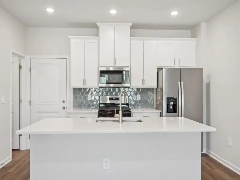 Furnished interior view inside a new home in The Rows at Buffaloe Reserve, Raleigh (Image 4).