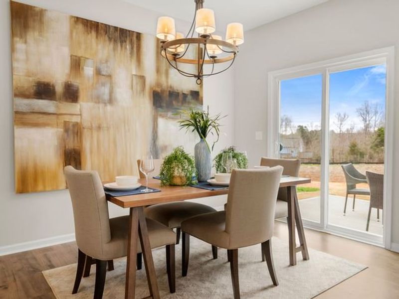 Representative furnished interior of a home built from the Elon by True Homes in Shay Crossing, Salisbury (Image 8).