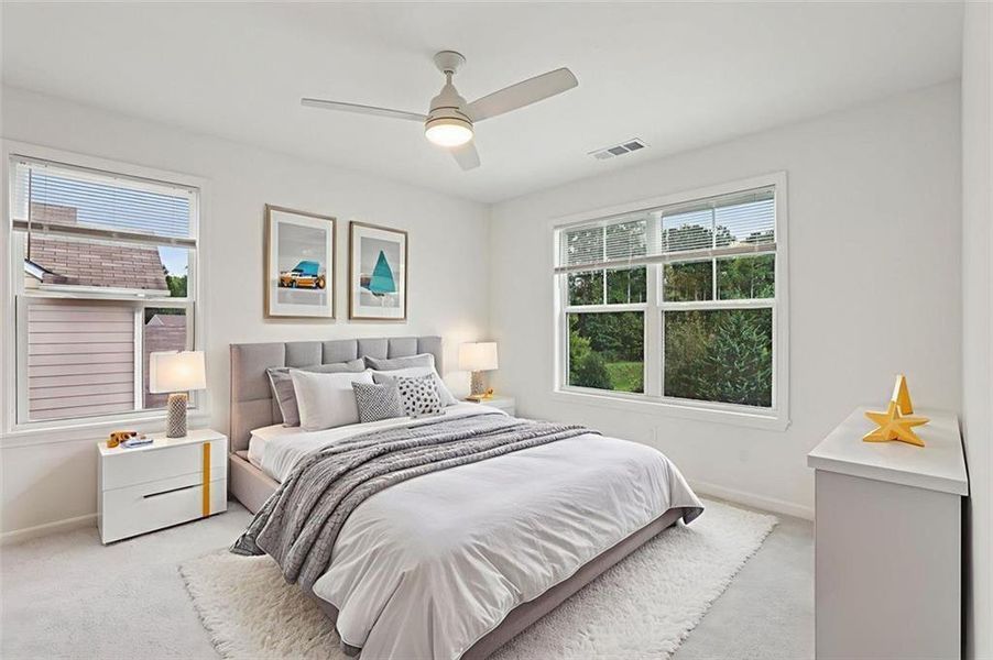Furnished interior view inside a new home in , Fairburn (Image 5).