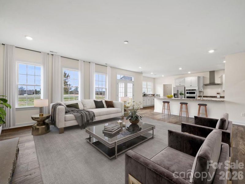 Furnished interior view inside a new home in , Asheboro (Image 11).