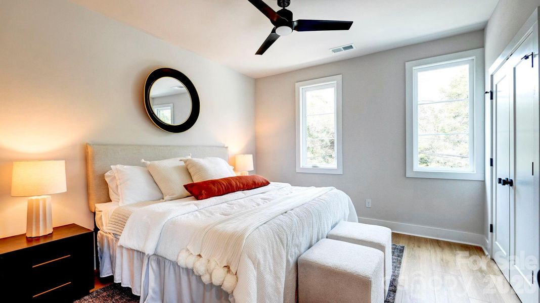 Furnished interior view inside a new home in , Charlotte (Image 27).