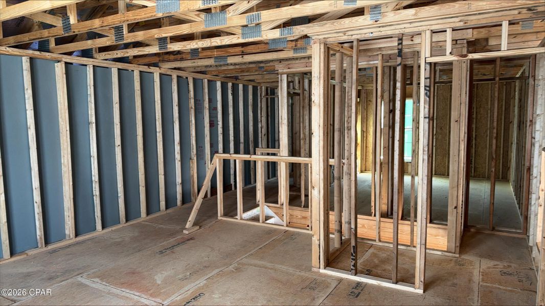 In-progress construction of a new home in Breakfast Point East, Panama City Beach, FL (Image 12).