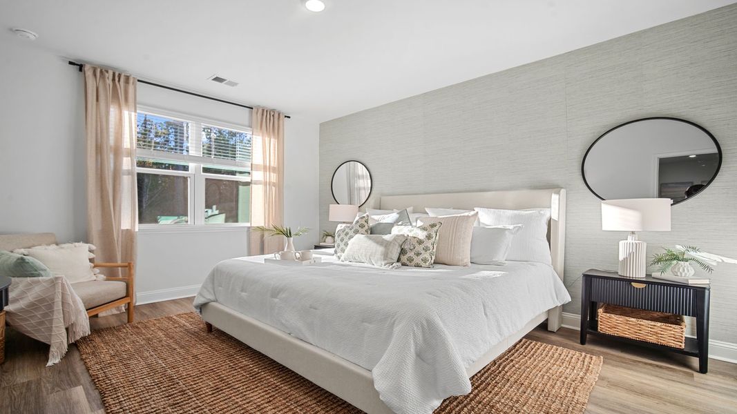 Furnished interior view inside a new home in The Lakes at North Glynn, Brunswick (Image 14).