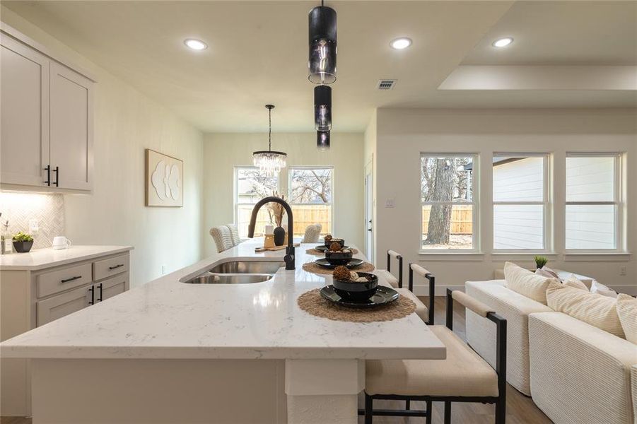 Furnished interior view inside a new home in , Dallas (Image 4). Furnished interior view inside a new home in , Dallas (Image 4).