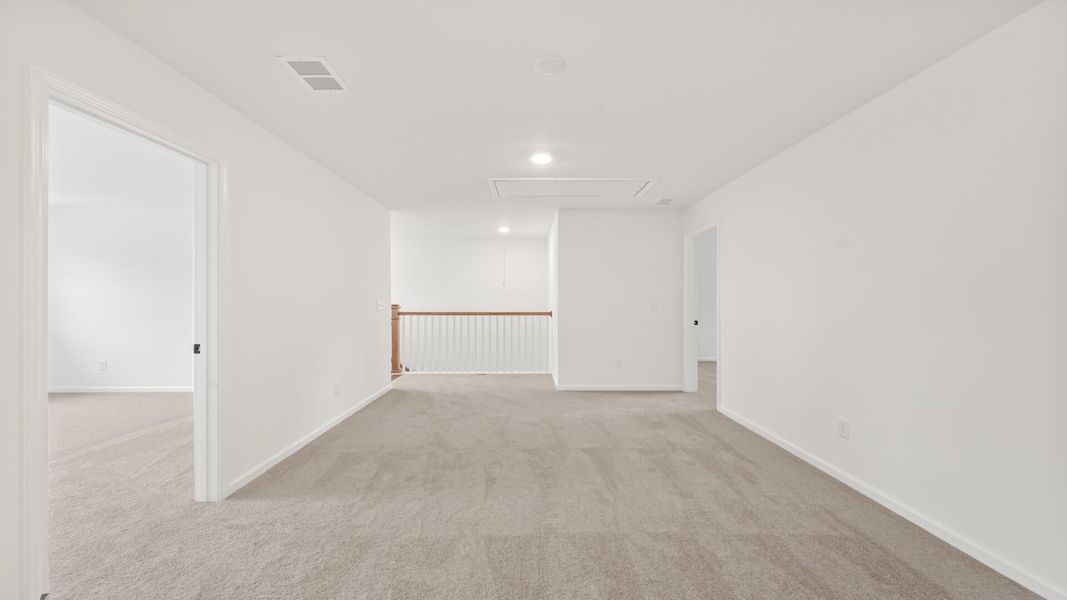 Spacious, unfurnished interior of a new home in Creekside at Andrews, Summerville (Image 26). Spacious, unfurnished interior of a new home in Creekside at Andrews, Summerville (Image 26).