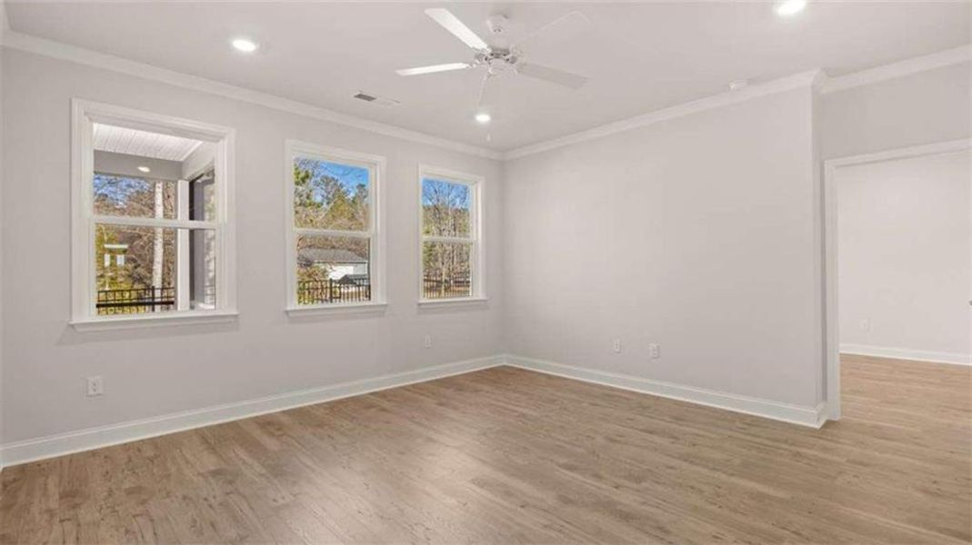 Spacious, unfurnished interior of a new home in Oak Ridge Meadows - Active Adult, Locust Grove (Image 20).